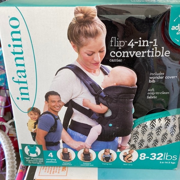 Infantino Bags Infantino Flip 4 In Convertible Carrier 8 To 32